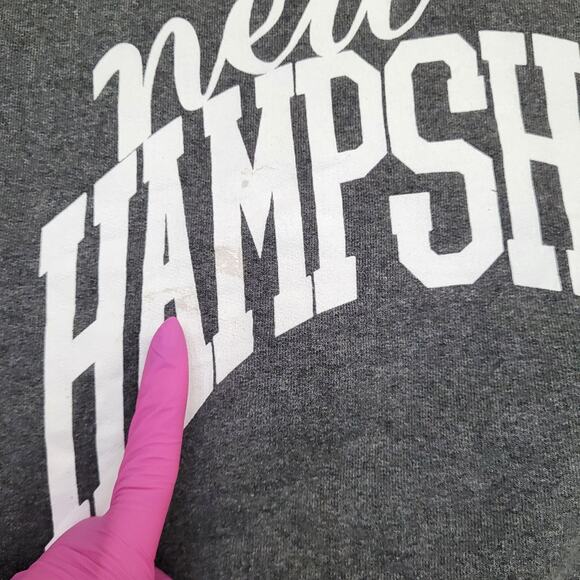 Vintage New-Hampshire Sweatshirt Womens 2XL 24x24 Boxy - Picture 4 of 12